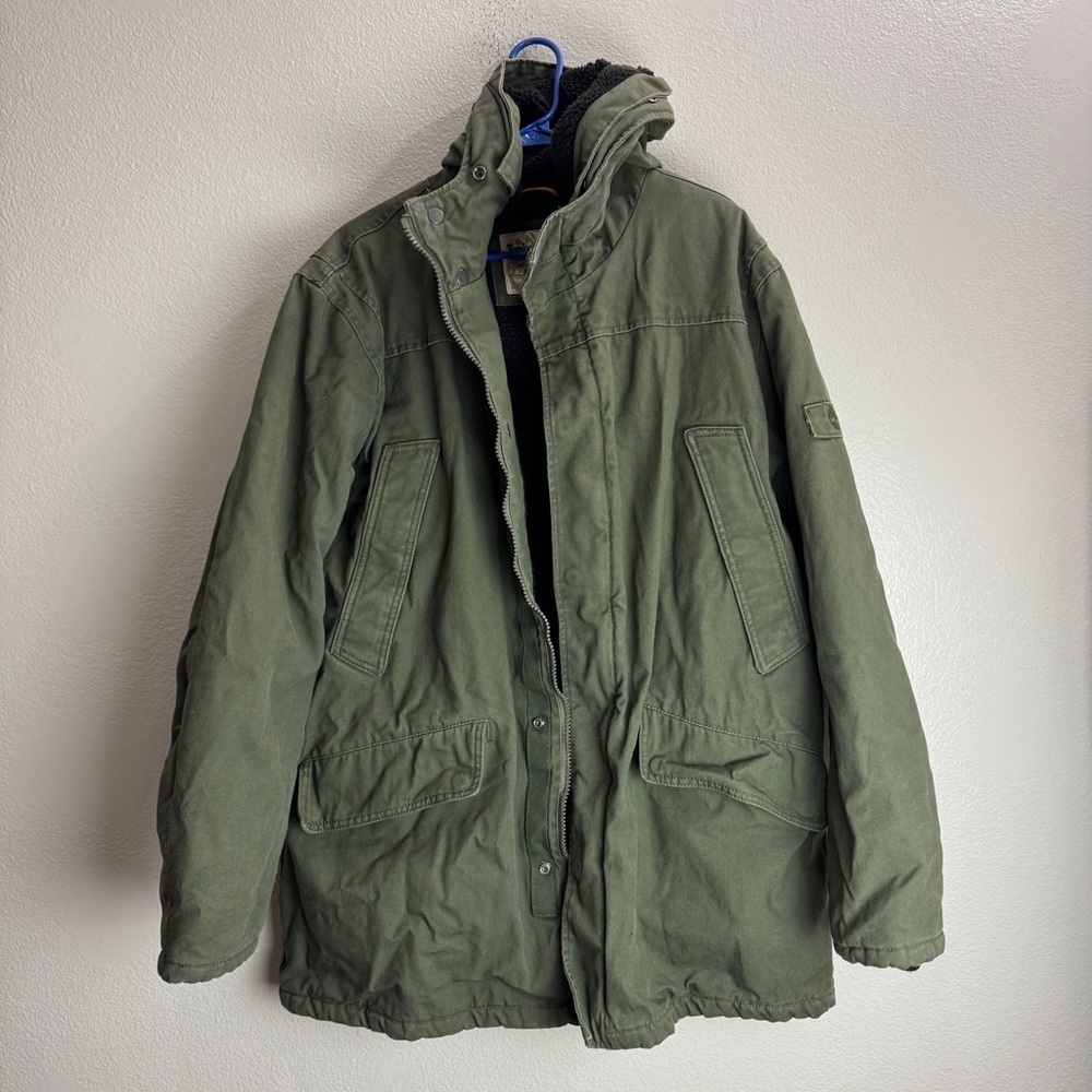 Timberland Outdoor Gear Coat Jacket Sharpa Lined Size XL T03885